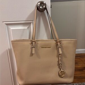 Michael Kors Beige Tote Bag